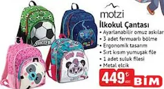 MOTZİ İLKOKUL ÇANTASI
